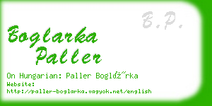 boglarka paller business card